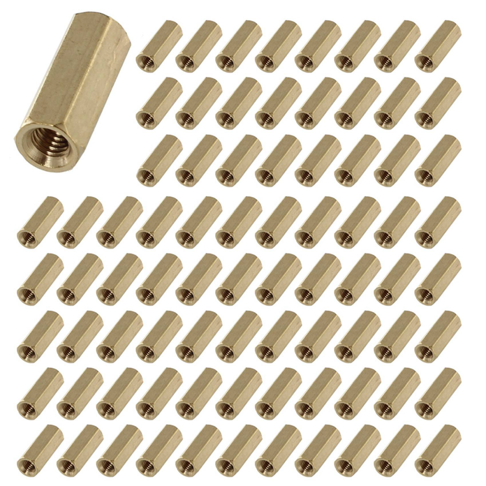 12Mm Metal Hexagonal M3 Female Thread Pcb Standoff Spacers 50 Pcs 4713408108235