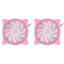 12Cm Pink LED Silent High Wind Volume Computer RGB Cooling Fan