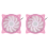 12Cm Pink LED Silent High Wind Volume Computer RGB Cooling Fan 1