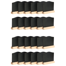 12Pack Mini Chalkboard Signs, Kitchen Notes Chalk Boards