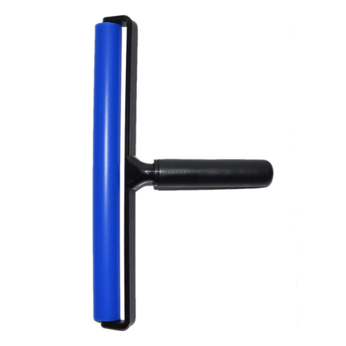 12Inch Wide Glue Silicone Soft Rubber Pasting Roller Squeegee Rolling 1