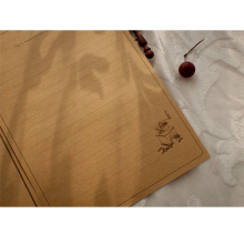 12Pcs Kraft Paper Writing Paper for Letter Paper Stationery,Number 16