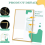 12PCS Gold Frame Acrylic Sign Holder, 4X6Inch Vertical 3