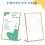 12PCS Gold Frame Acrylic Sign Holder, 4X6Inch Vertical 4