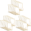 12PCS Gold Frame Acrylic Sign Holder, 4X6Inch Vertical 1