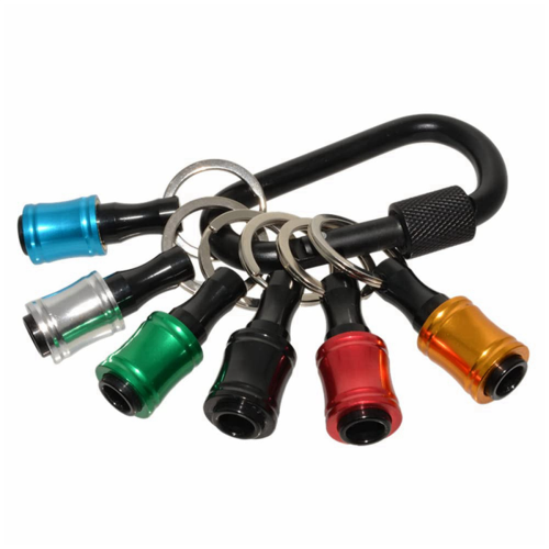 12Pieces Keychain Extension Bar Screwdriver Bit Holder Socket Adapter 1