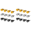 12Pcs Guitar Strap Locks Buttons Metal End Pins 1