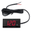 Voltímetro digital para bateria de 12V com display LED vermelho. 1