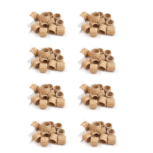 12Pcs Water Hyacinth Napkin Rings -for Party, Dinner Table Decoration