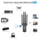 Scheda di rete WiFi 1300Mbps 2.4G/5Ghz WiFi6 Bluetooth per PC portatile 6