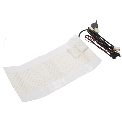 12V Universal Motorcycle with Switch Carbon Fiber Seat Heated Pad 2