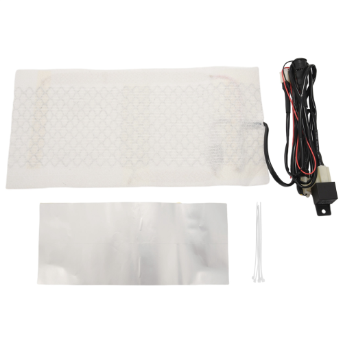 12V Universal Motorcycle with Switch Carbon Fiber Seat Heated Pad 1