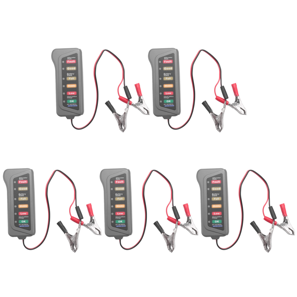 12V Car Battery & Alternator Tester - Charging (Led Indication) 4713408187872