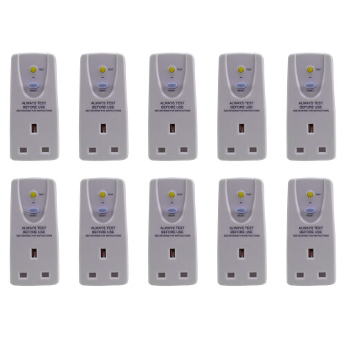 13A Gfci Leakage Protection Plug Cutout Switch- Uk Plug