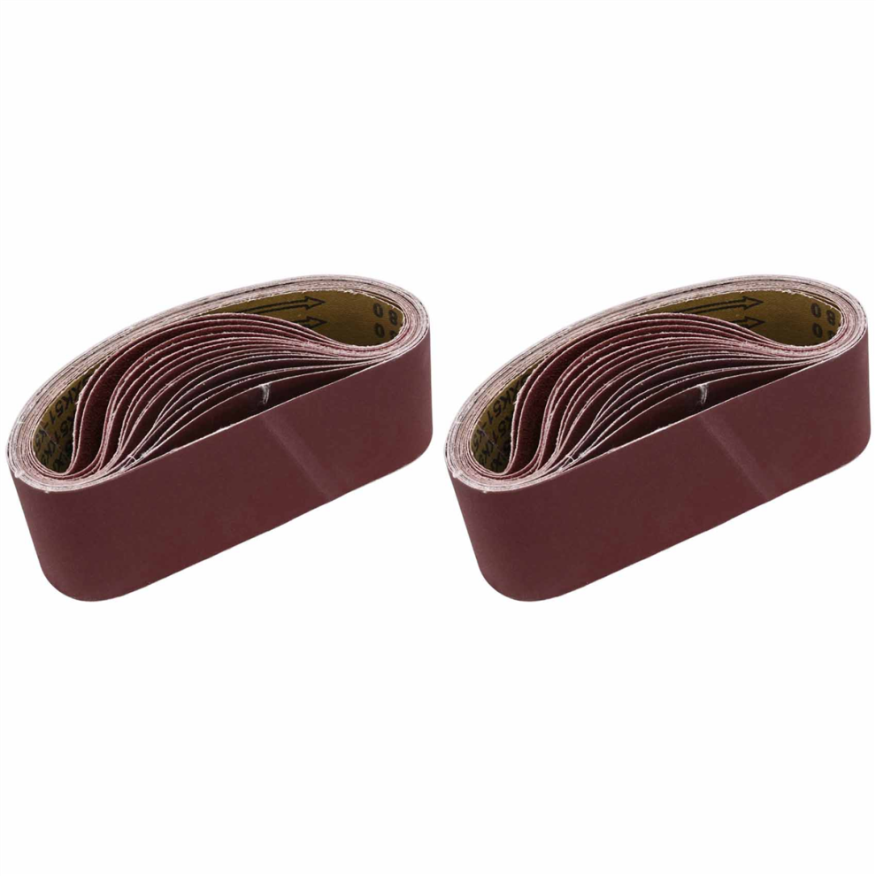 15 Pack Sanding Belts ( 80 120 180 240 400 Grits) For Belt Sander 4713408196133