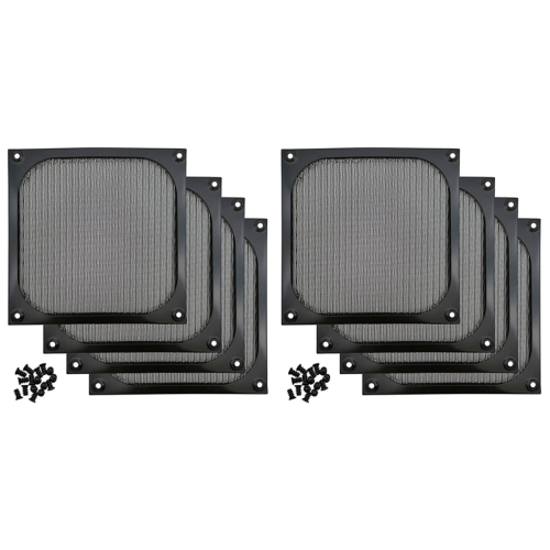 140mm Desktop Computer Case Fan Grills Case with Screws, 4 Pack