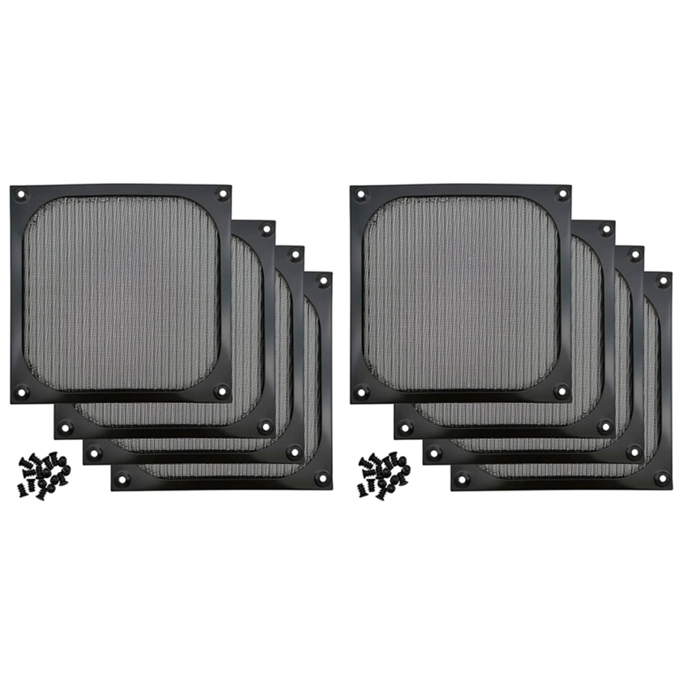 140Mm Desktop Computer Case Fan Grills Case With Screws, 4 Pack 4713408193750