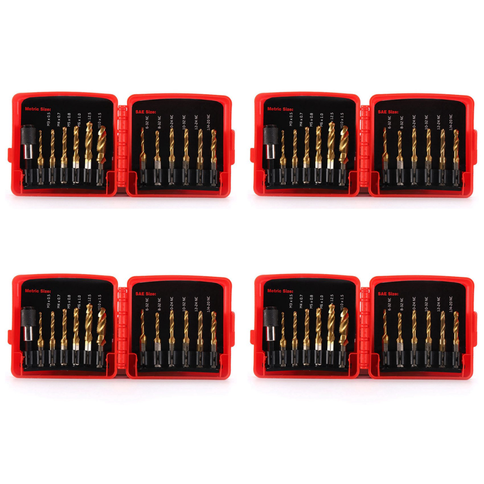 13Pcs Sae And Metric Tap Bits Kit 4713408192555
