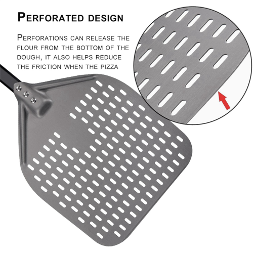14 Inch Aluminum Pizza Shovel Peel with Long Handle Pastry Tools 2