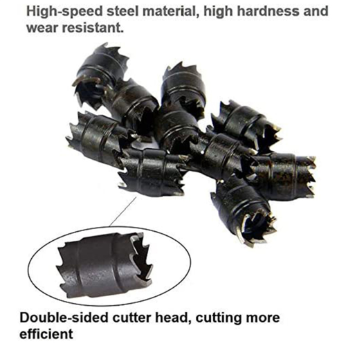14-Piece 3/8Inch HSS Spot Welding Cutter Set for Spot Welding 2
