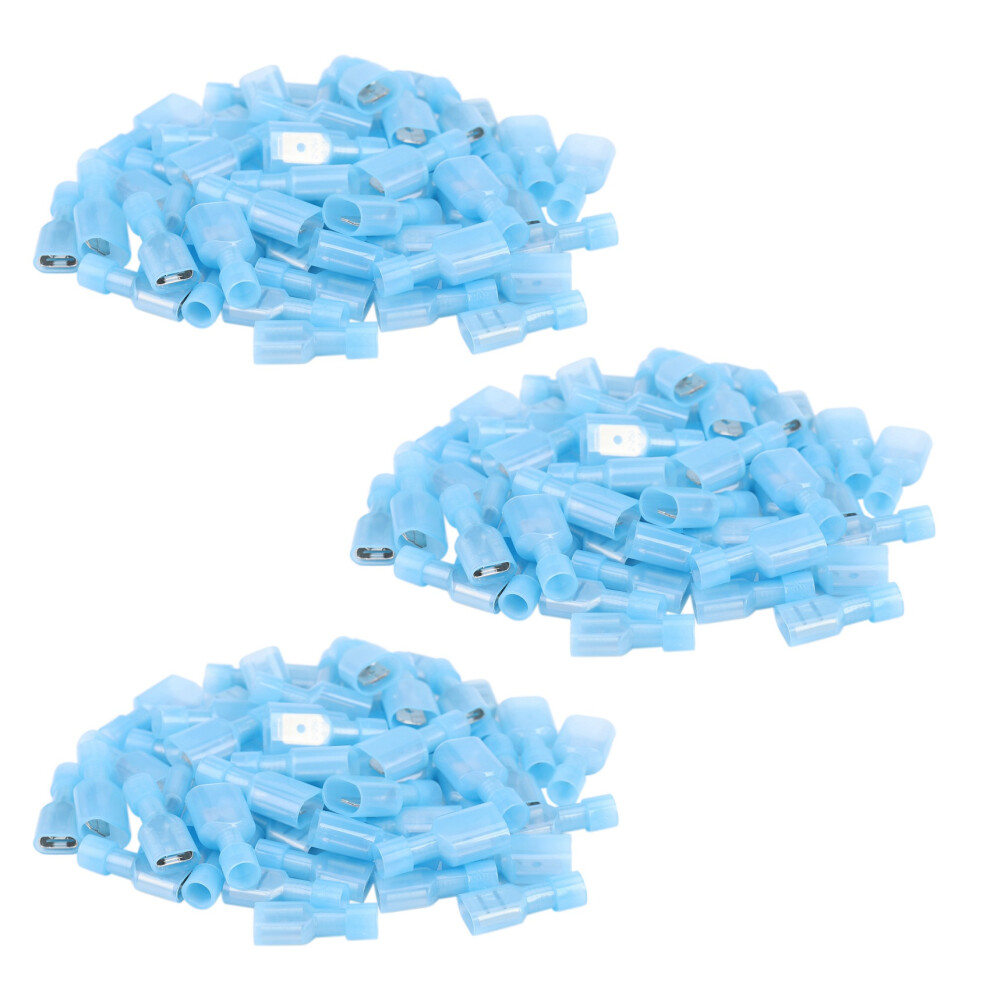 150Pcs Female & Male Insulated Wire Terminals Connector Nylon Blue 4713408129148