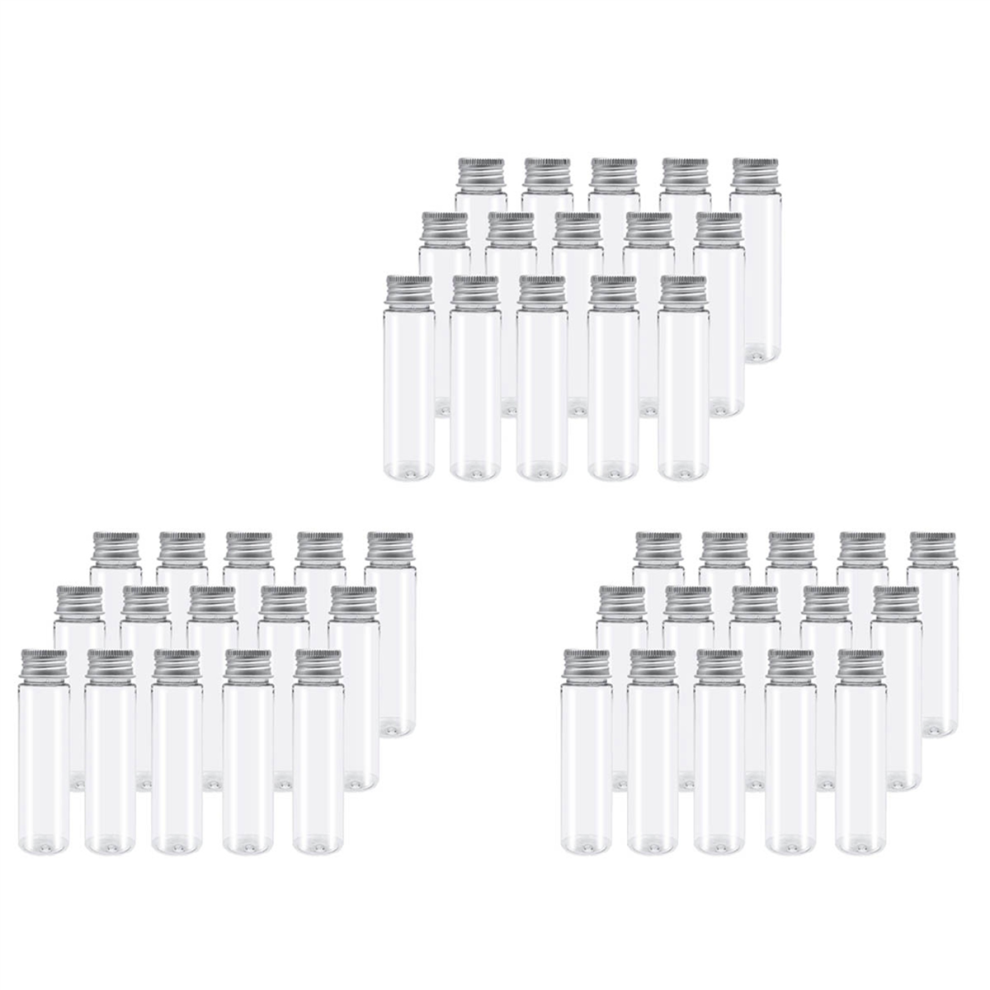 15Pcs 110Ml Plastic Test Tube,Clear Flat Test Tubes,with Screw Caps-image-OPC-PJ2WDQV-NEW