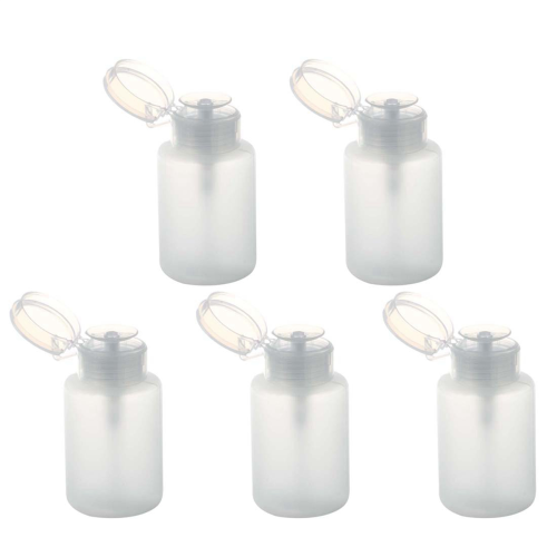 150ml Nail Art Makeup Polish Plastic Pump Dispenser Bottle Remover