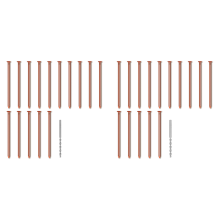 15Pcs Copper Nails for Killing Trees Stump Root, 3.14 Inch