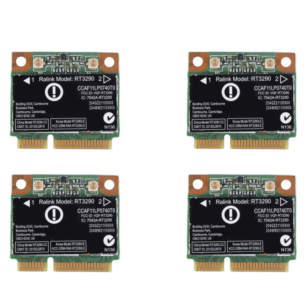 150Mbps 2.4Ghz Rt3290 Wireless Wifi + Bluetooth Bt 3.0 Pci-E Card 4713408128431
