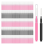 150 Pieces Mini Eyebrow Brush with Cap Brow Lamination Brush 1