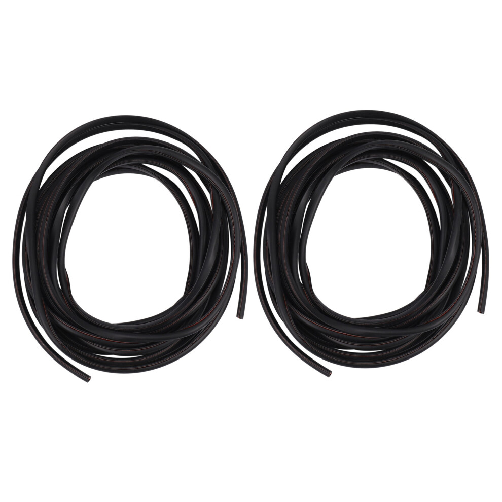 16Ft/5M Rubber Strip Car Edge Guard Black 4713408135675