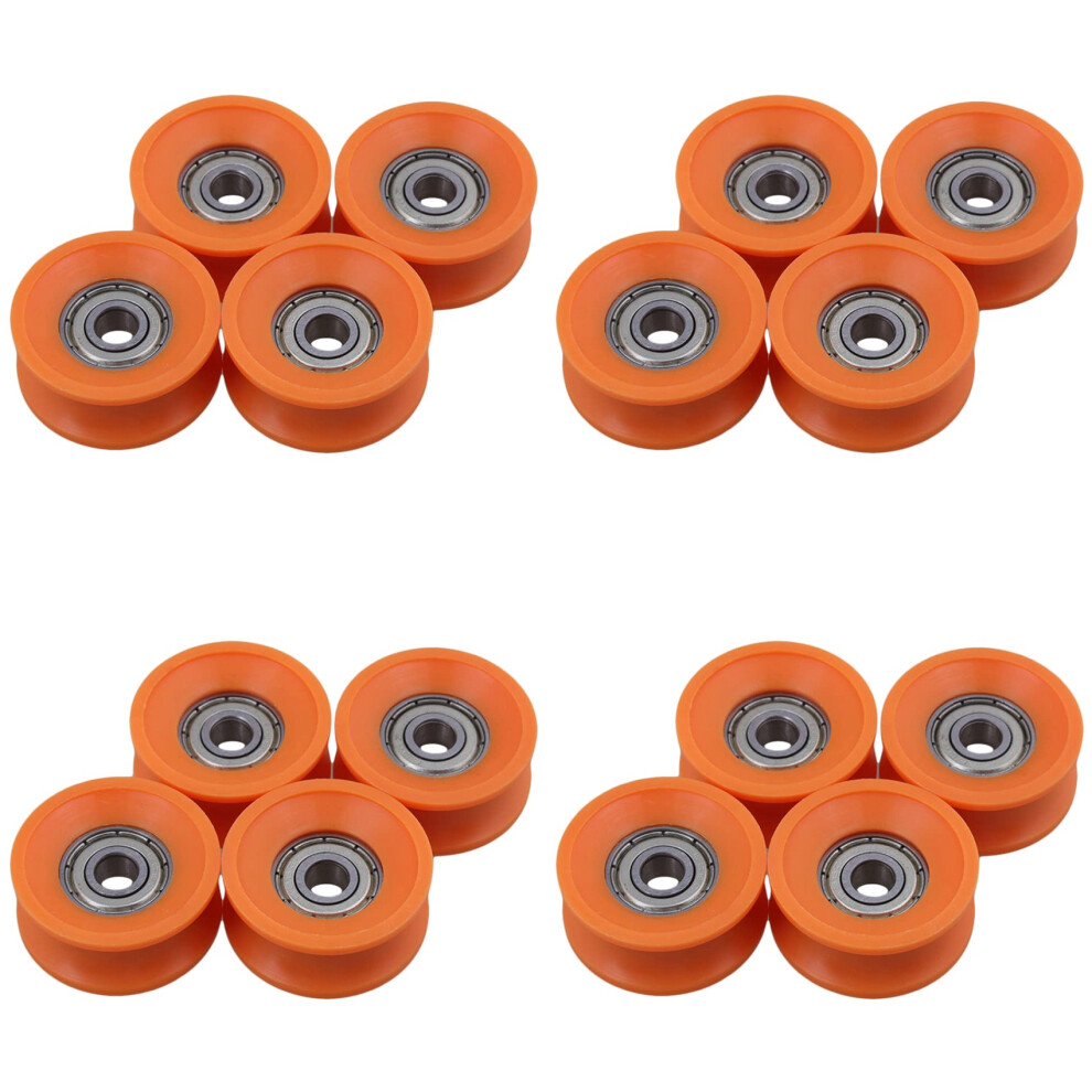 16Pcs 6X30x13mm Plastic Coated Sealed Bearings Steel 606Z Deep Wheel 4713408146411
