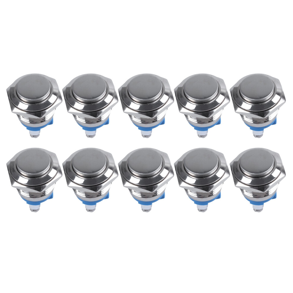 16Mm High Round High Round Momentary Metal Push Button Switch 4713408135958