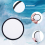16 Pieces Sublimation Patch Blanks Quality Fabric Iron-on Circular 2