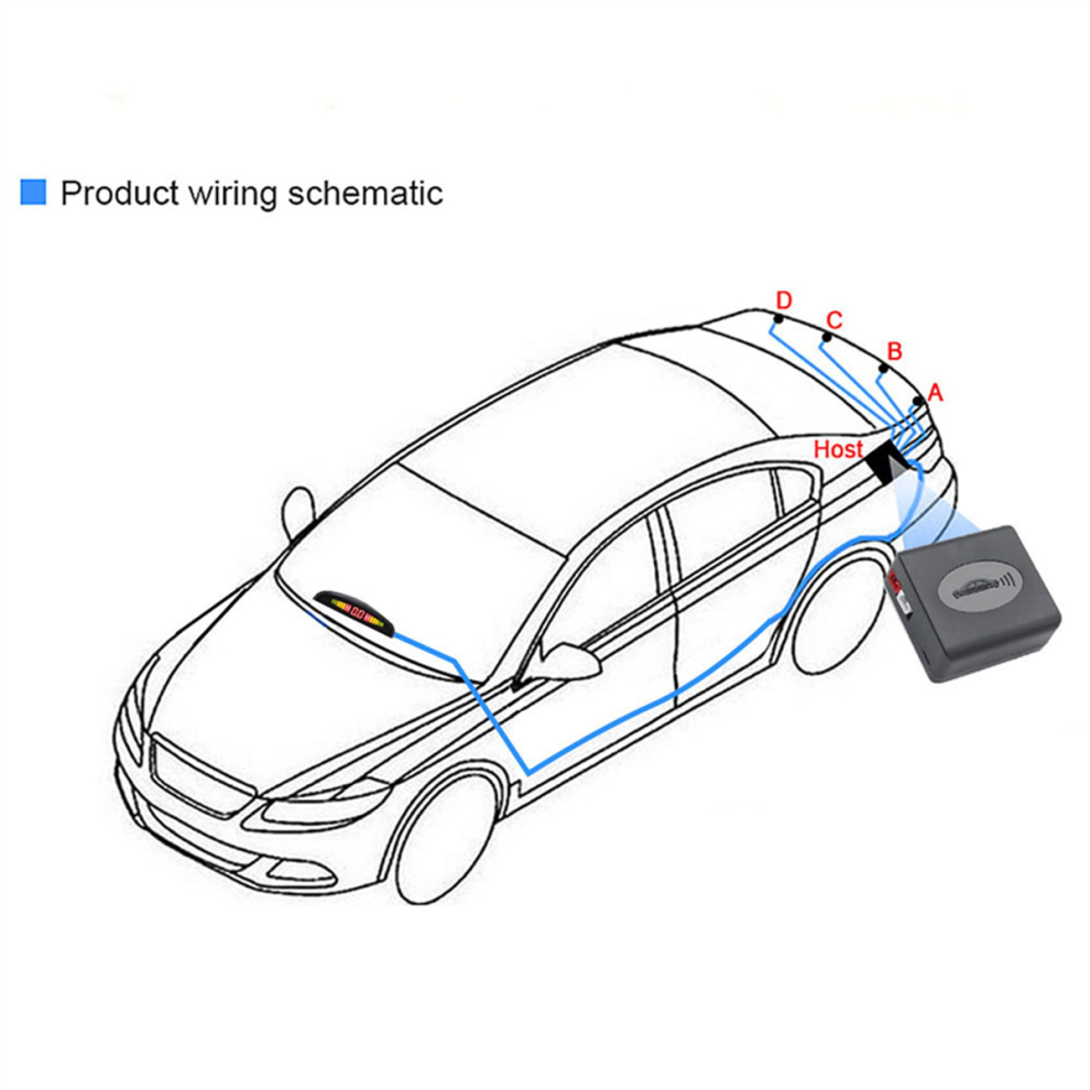 16.5Mm Probe Reversing Radar Reversing Assist General Car Accessories 4713408134524