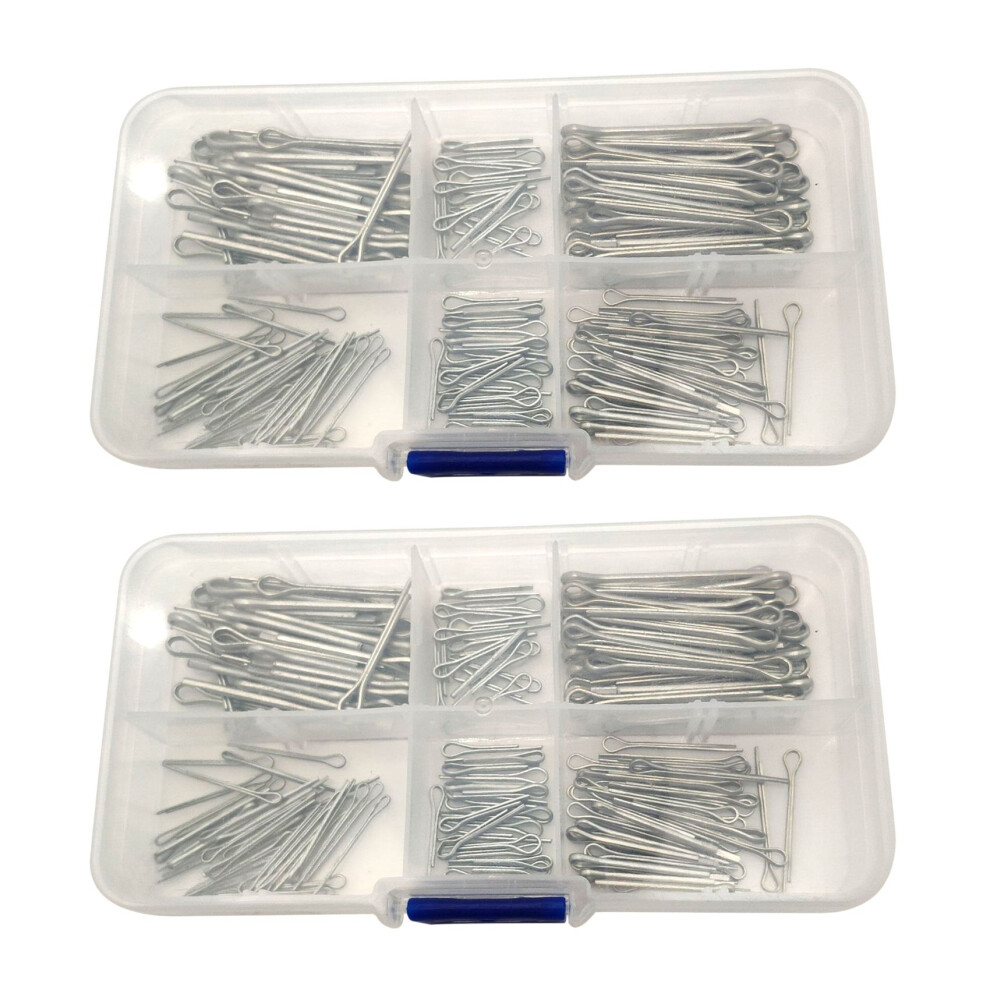 175Pcs Split Cotter Pin Clip Fastener Pin Set 4713408149702