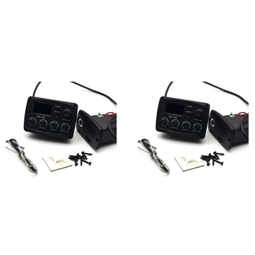 -17B Acoustic Guitar EQ Preamp with Digital Procedding Tuner