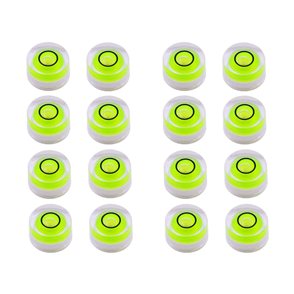 16Pcs Mini Circular Bubble Spirit Level Levels Inclinometers 4713408147234