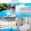 18 Inch Swimming Pool Cleaning Pole Brush Head Replacement Brush,Blue 5