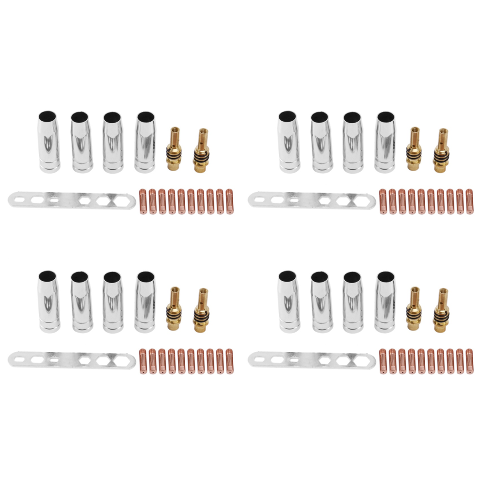 17Pcs/Set 15Ak Mig/ Welding Nozzle Contact Tips 0.8X25mm Set 4713408136535