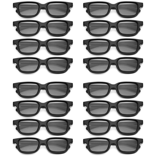 16Pcs Polarized Passive 3D Glasses for Cinema IMIX Screen