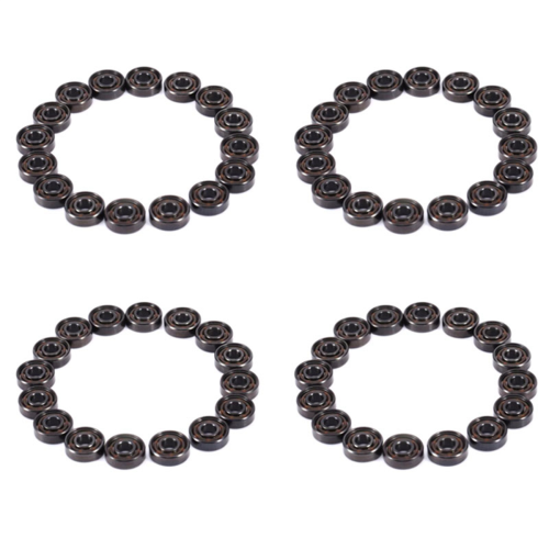 16Pcs Ceramic 608 Bearings 8X22X7mm ABEC-11 Skating Inline Roller