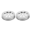 16Pcs Regular Mouth Can Jar Lid Rust Proof Daisy Cut with Straw 2
