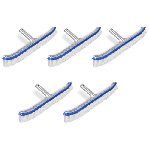 18 Inch Swimming Pool Cleaning Pole Brush Head Replacement Brush,Blue