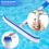 18 Inch Swimming Pool Cleaning Pole Brush Head Replacement Brush,Blue 3