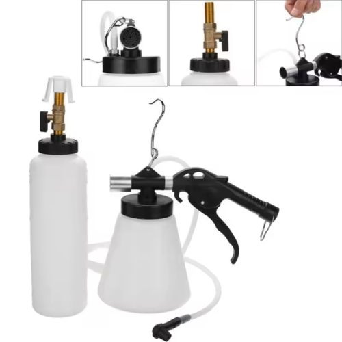 Kit pompa idraulica per spurgo freni auto da 1 l e 0,75 l 1