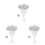 16PCS Disco Ball Straws, Disco Party Decorations Straws 1