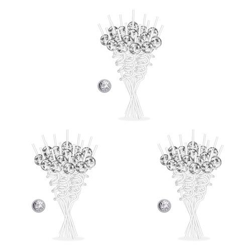 16PCS Disco Ball Straws, Disco Party Decorations Straws