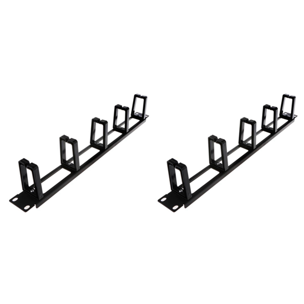 19 Inch 1U Rack Cabinets Cable Management Network Organizer Hollow 4713408157851