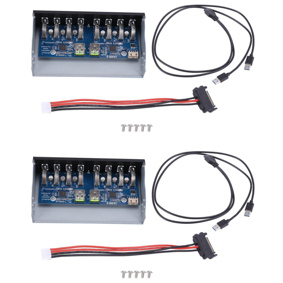 19 Pin To 8 Port Usb 3.0 Hub 5.25 Inch Cd-Rom Drive For Computer Case 4713408151279